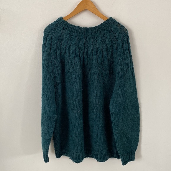 Hand-knit Fisherman Sweater - Picture 2 of 4